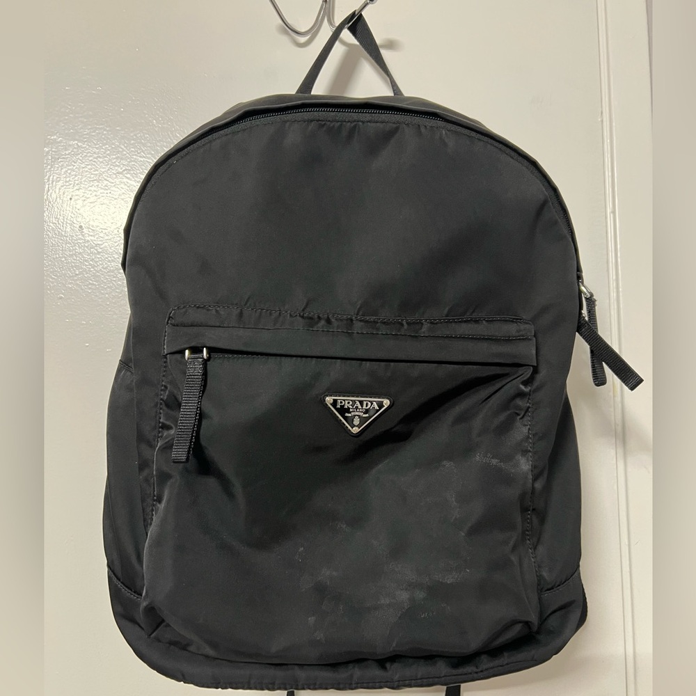 Prada Nylon Tessuto Saffiano Men's Backpack